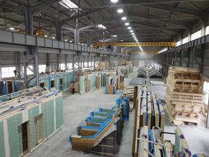 Modern production with a capacity more than 50,000 m2 per year