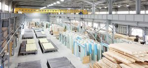 Modern production with a capacity more than 50,000 m2 per year